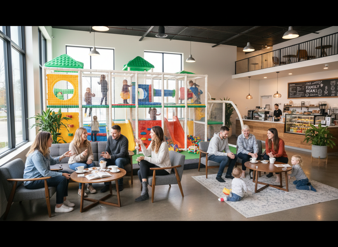 Obrázek - Kavárenský koutek s posezením